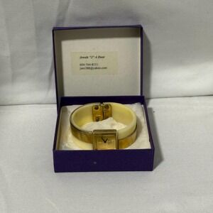 Vintage Marcel Boucher Cuff Watch - Mid-Century Modern - Working-Read Descriptio